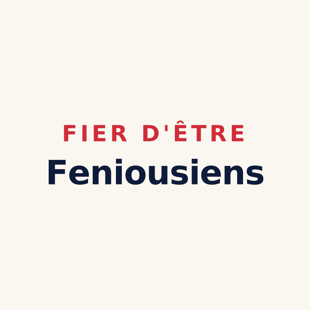 Tasse « Fier d'être Feniousiens » — design pour Fenioux