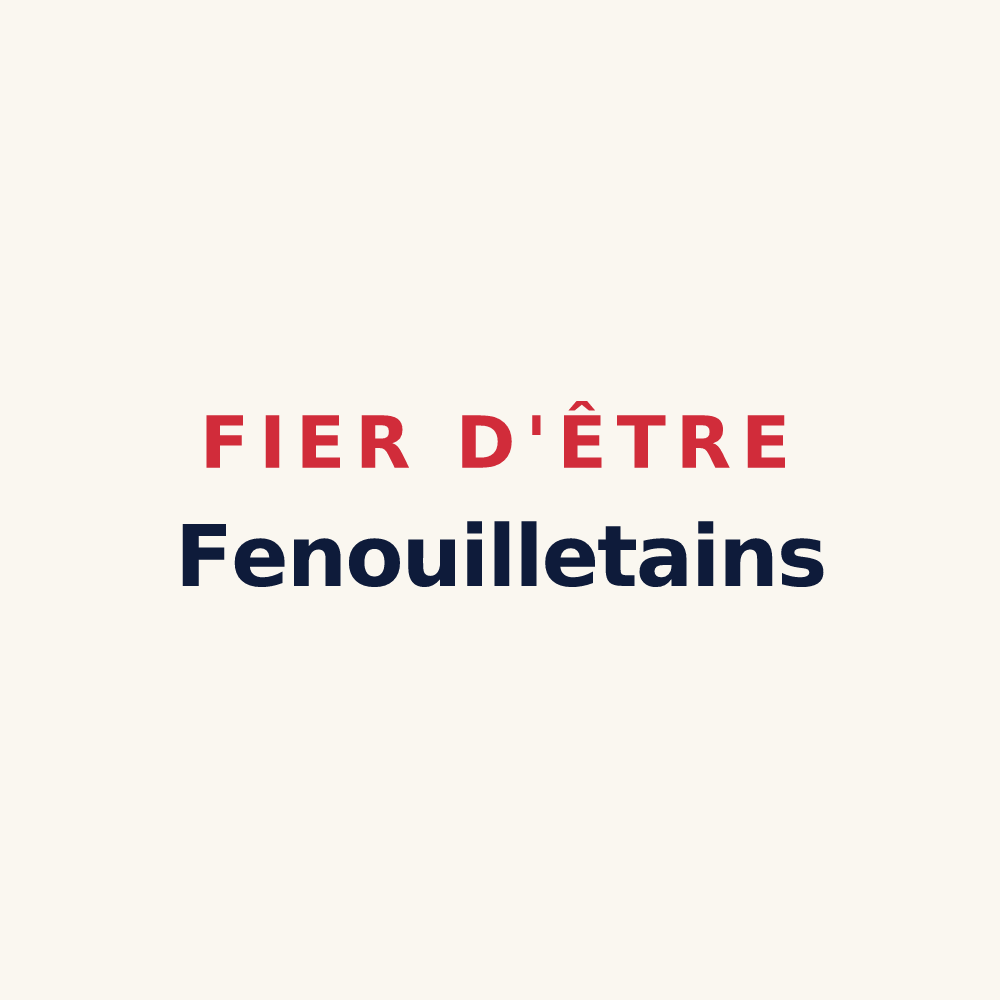 Tasse « Fier d'être Fenouilletains » — design pour Fenouillet
