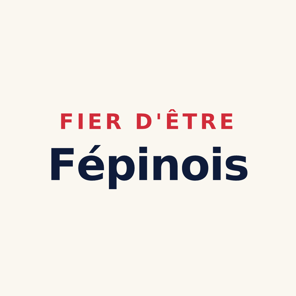 Tasse « Fier d'être Fépinois » — design pour Fépin