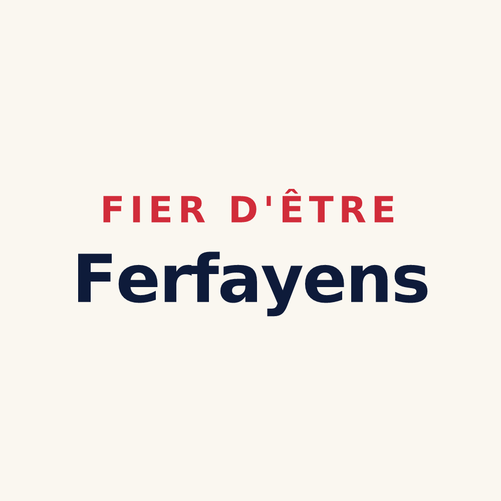 Tasse « Fier d'être Ferfayens » — design pour Ferfay