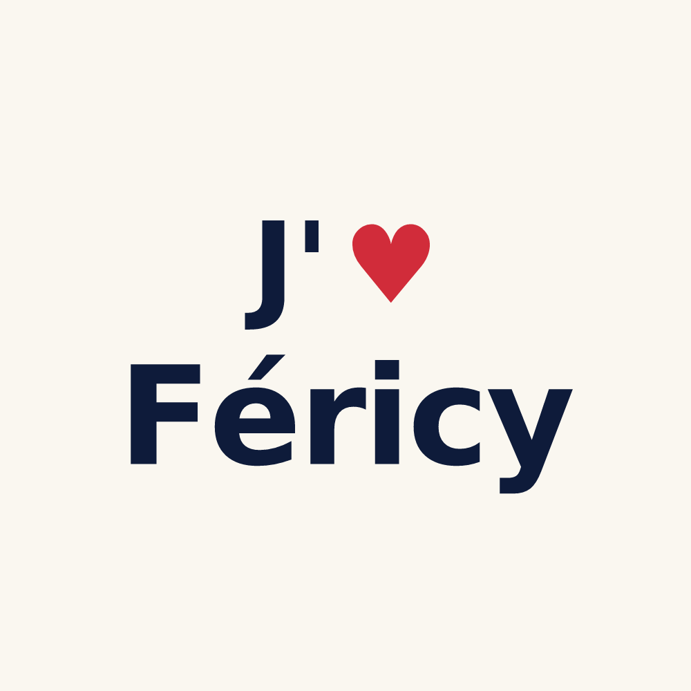Tasse personnalisée Féricy — design J'aime Féricy