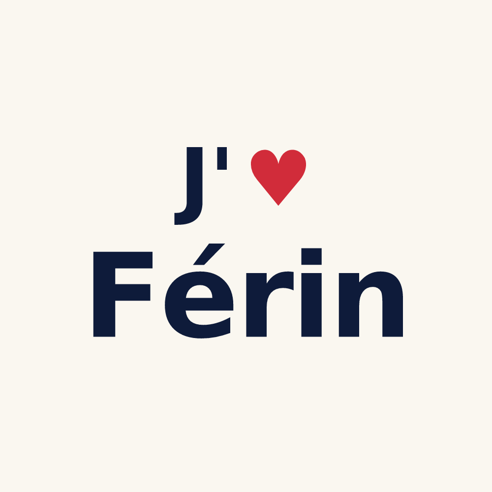 Tasse personnalisée Férin — design J'aime Férin