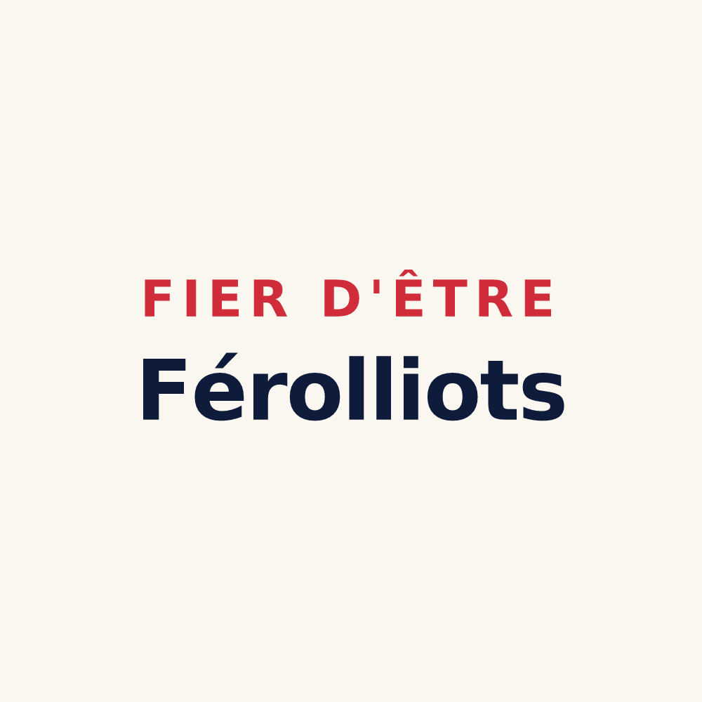 Tasse « Fier d'être Férolliots » — design pour Férolles