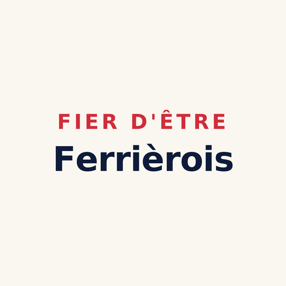 Tasse « Fier d'être Ferrièrois » — design pour Ferrières-les-Bois