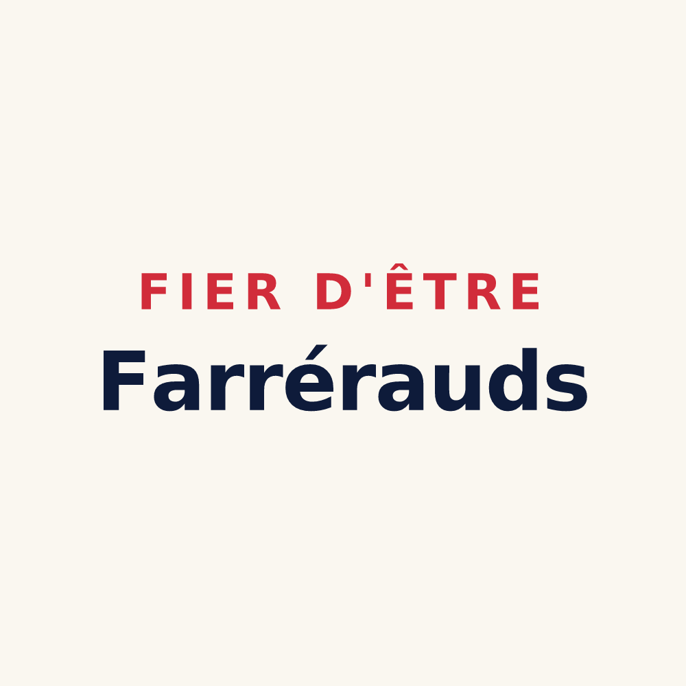Tasse « Fier d'être Farrérauds » — design pour Ferrières-sur-Sichon