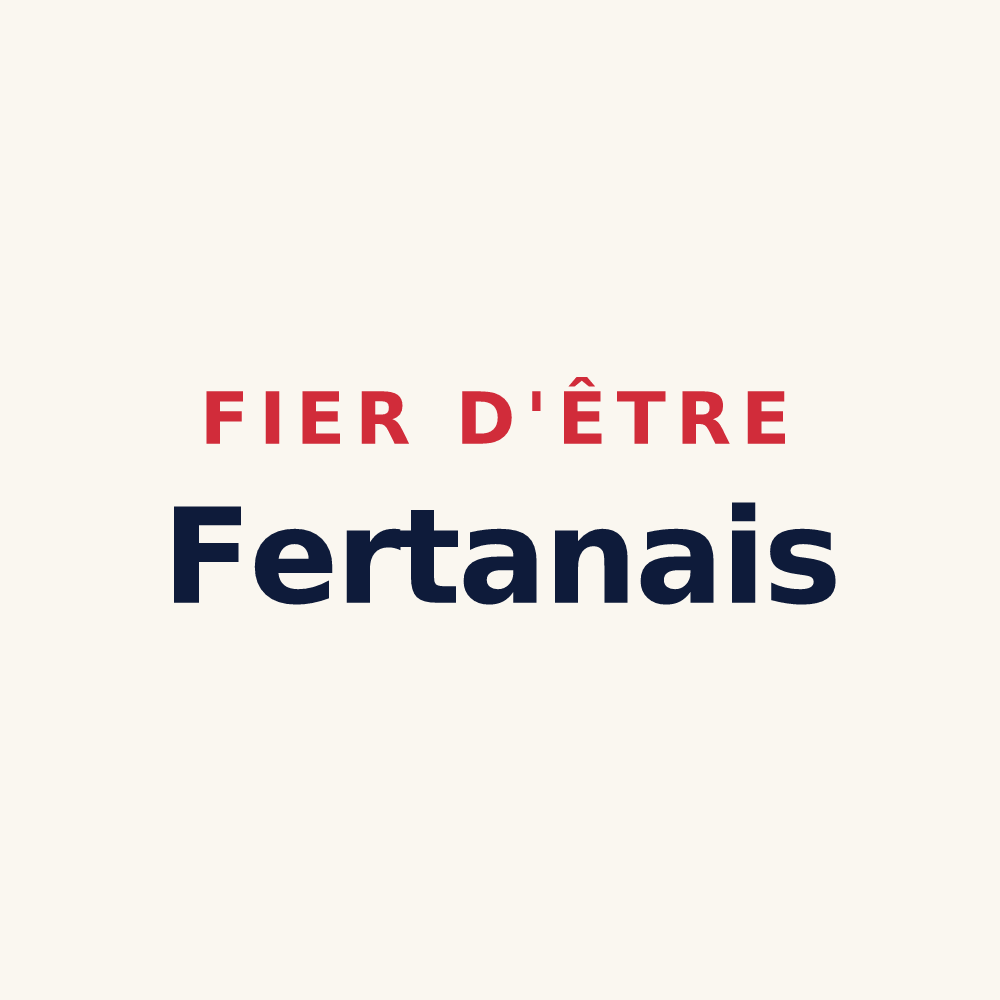 Tasse « Fier d'être Fertanais » — design pour Fertans