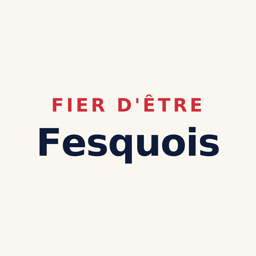 Tasse « Fier d'être Fesquois » — design pour Fesques