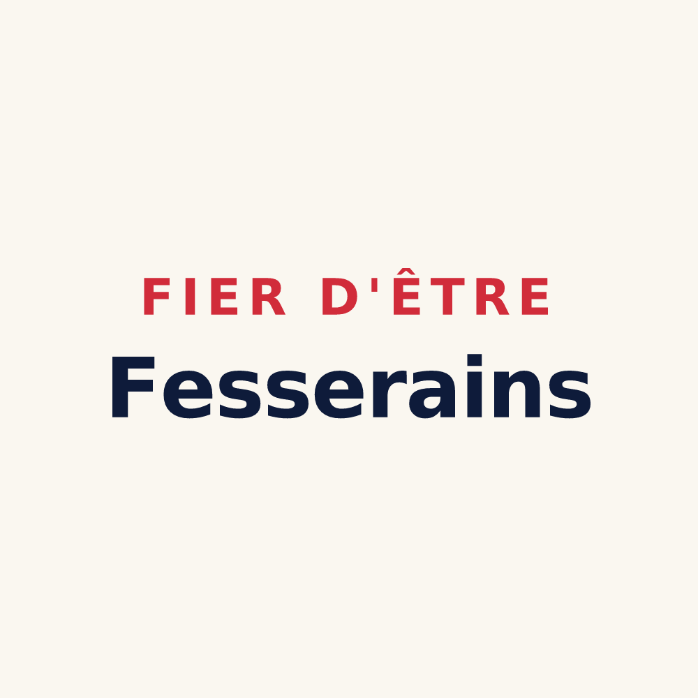 Tasse « Fier d'être Fesserains » — design pour Fessy