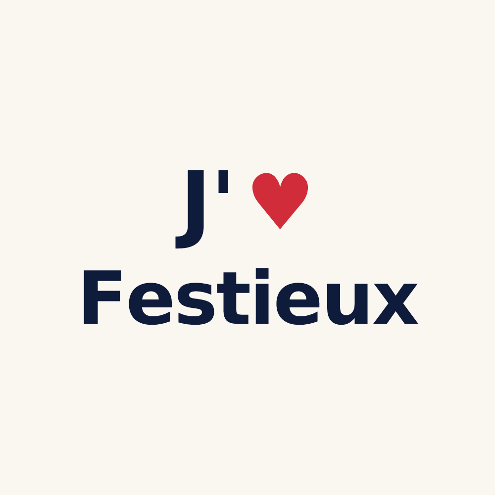 Tasse personnalisée Festieux — design J'aime Festieux