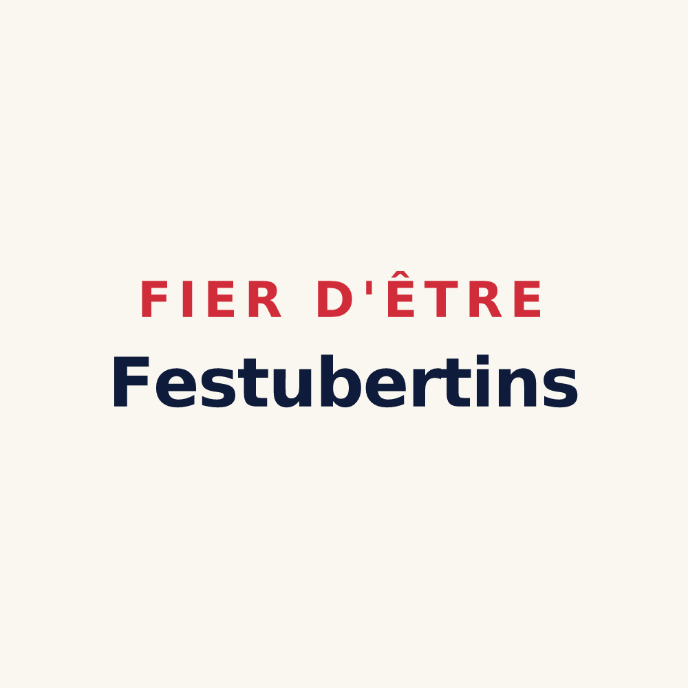 Tasse « Fier d'être Festubertins » — design pour Festubert