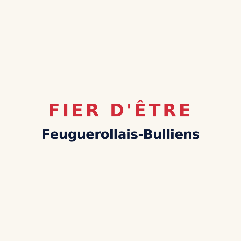Tasse « Fier d'être Feuguerollais-Bulliens » — design pour Feuguerolles-Bully