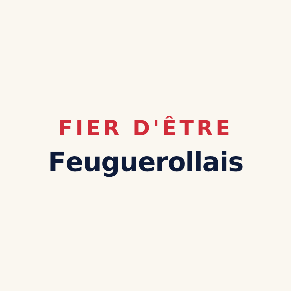 Tasse « Fier d'être Feuguerollais » — design pour Feuguerolles