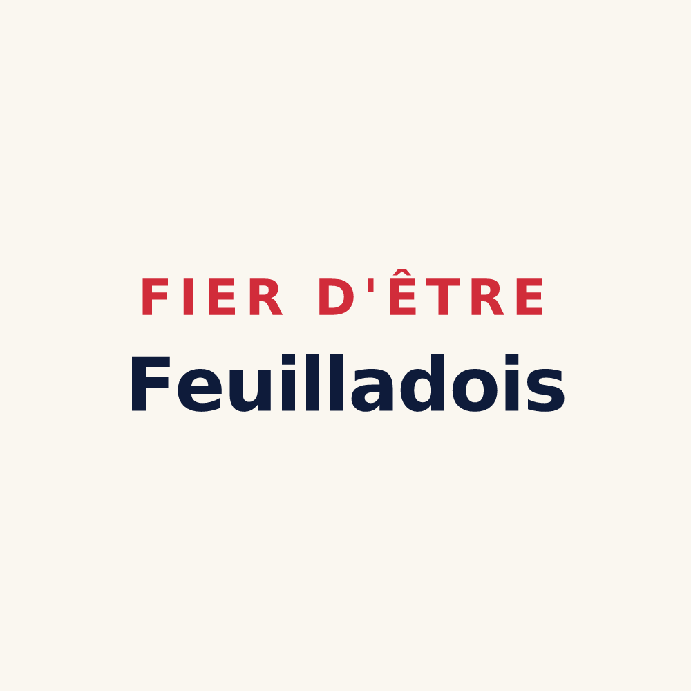 Tasse « Fier d'être Feuilladois » — design pour Feuillade