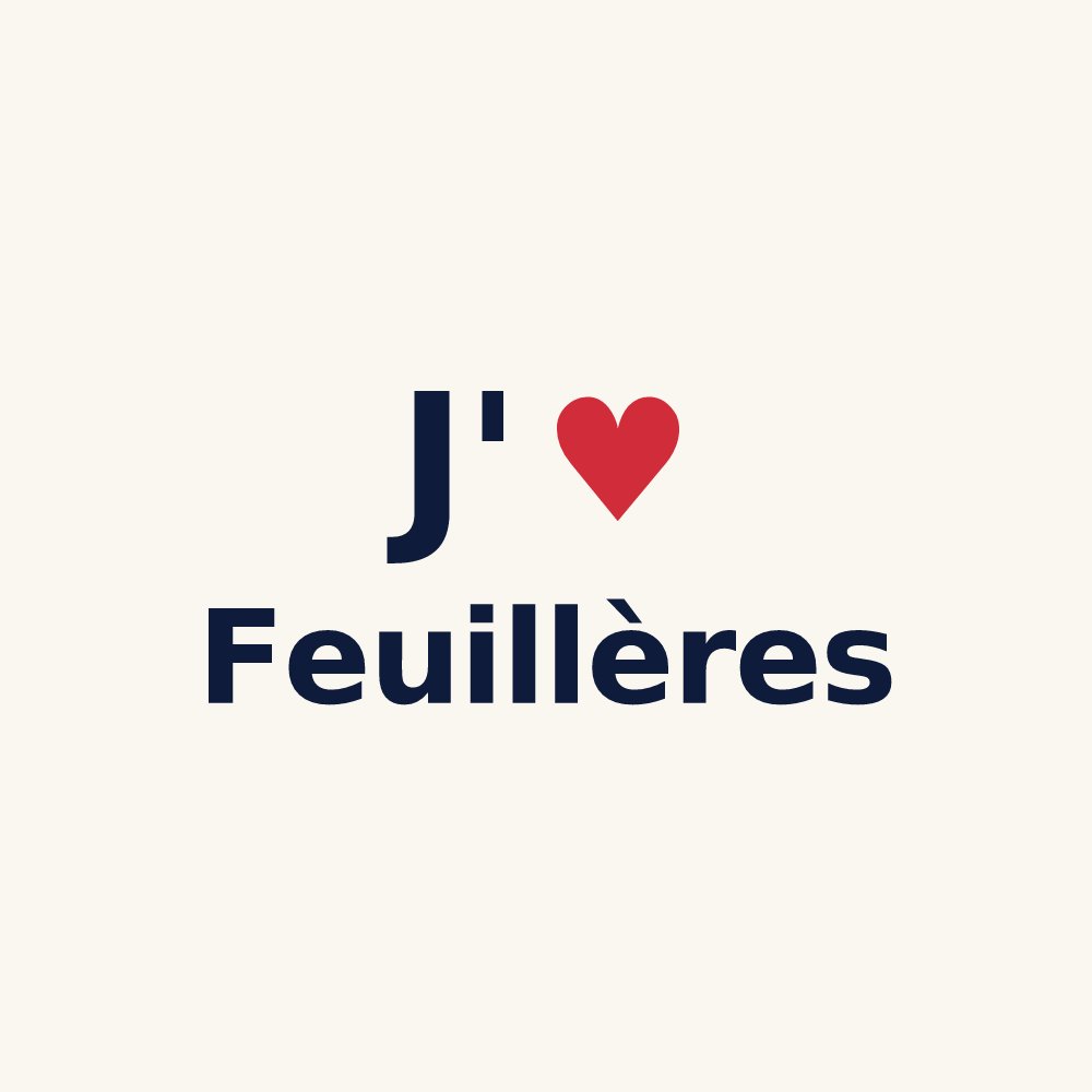 Tasse personnalisée Feuillères — design J'aime Feuillères
