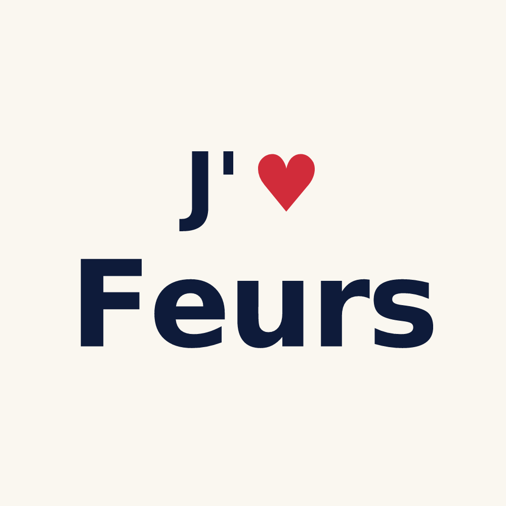 Tasse personnalisée Feurs — design J'aime Feurs