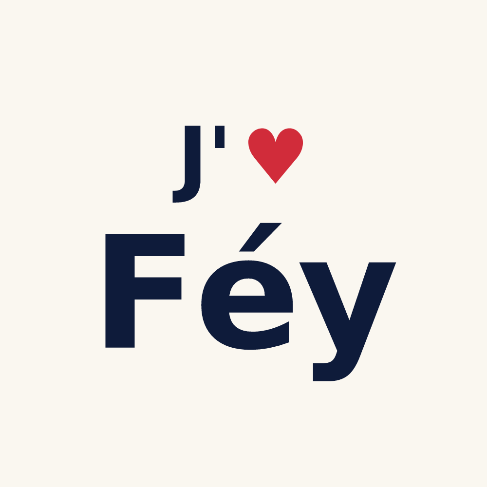 Tasse personnalisée Féy — design J'aime Féy