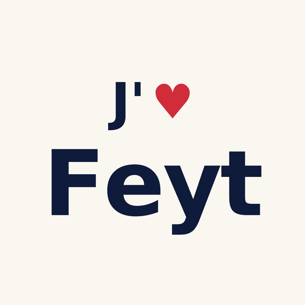Tasse personnalisée Feyt — design J'aime Feyt