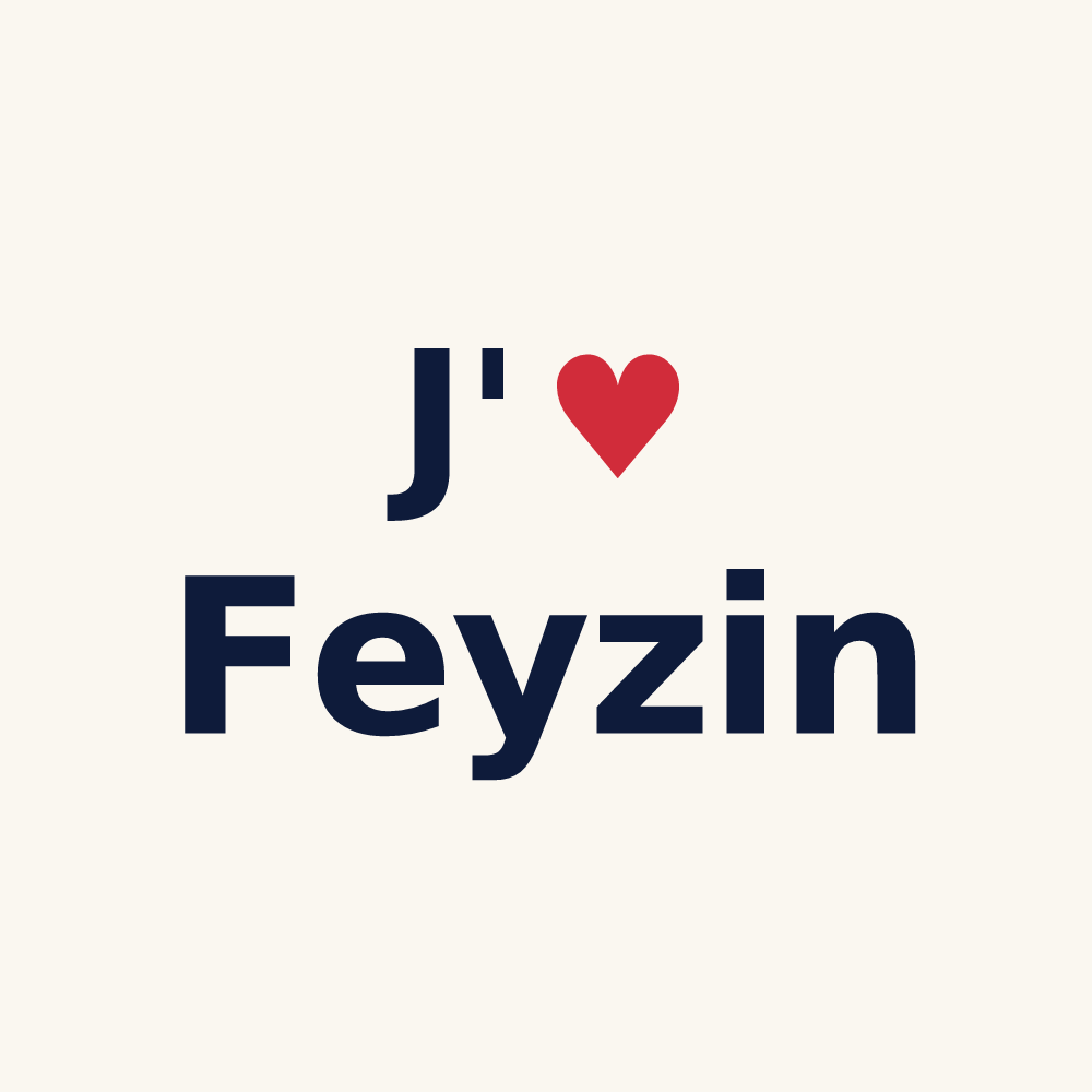 Tasse personnalisée Feyzin — design J'aime Feyzin