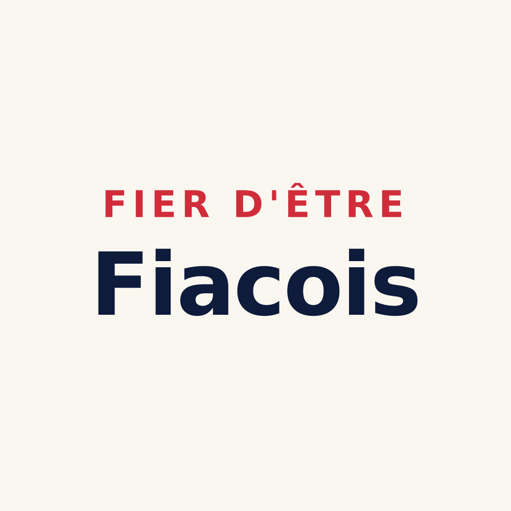 Tasse « Fier d'être Fiacois » — design pour Fiac