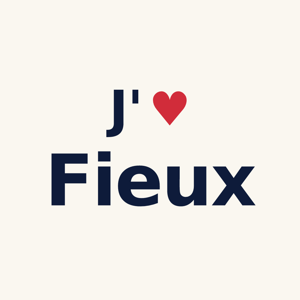 Tasse personnalisée Fieux — design J'aime Fieux