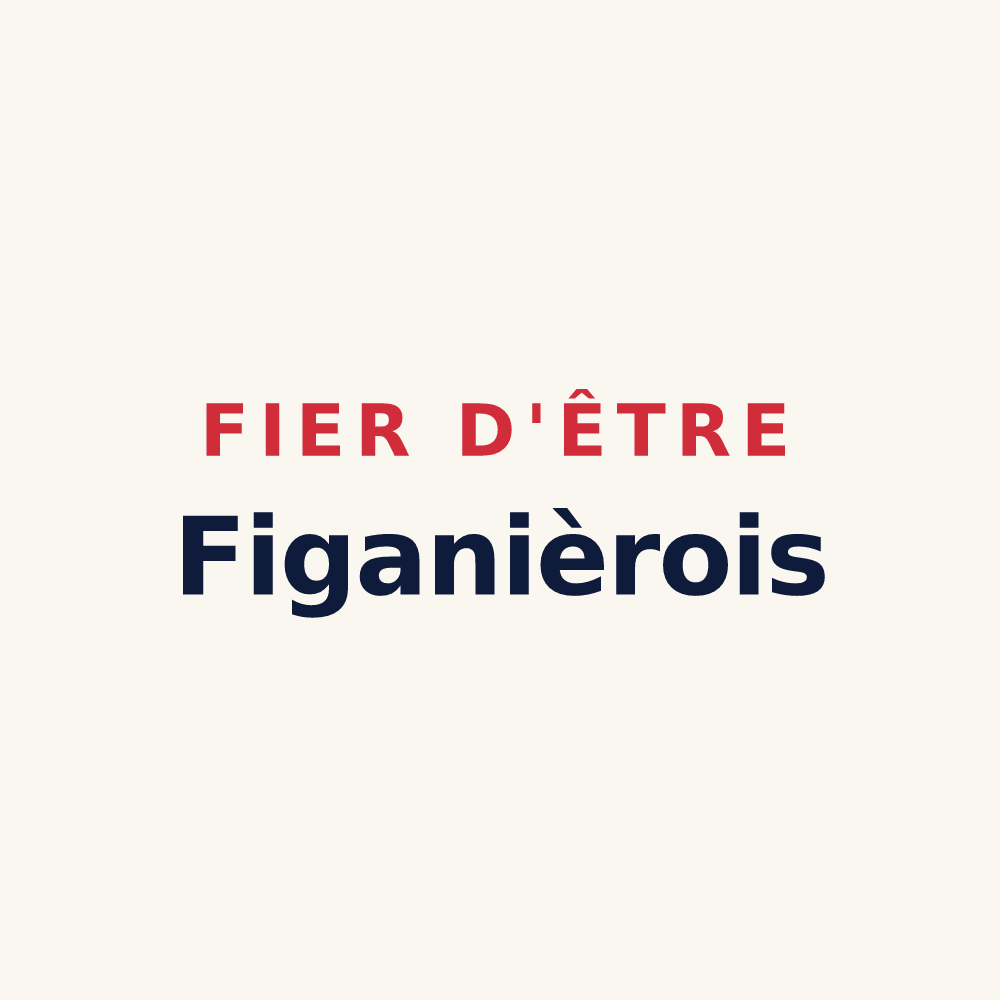Tasse « Fier d'être Figanièrois » — design pour Figanières