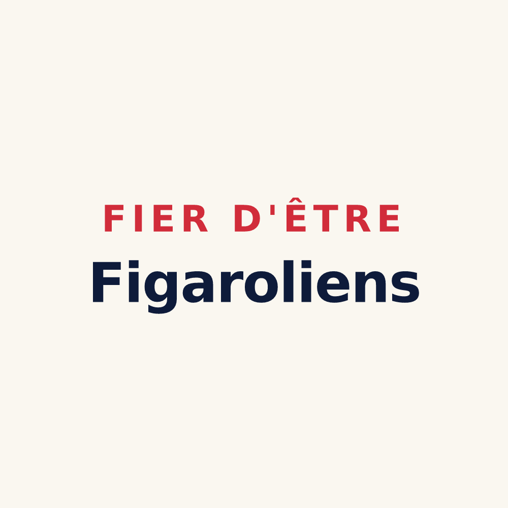 Tasse « Fier d'être Figaroliens » — design pour Figarol