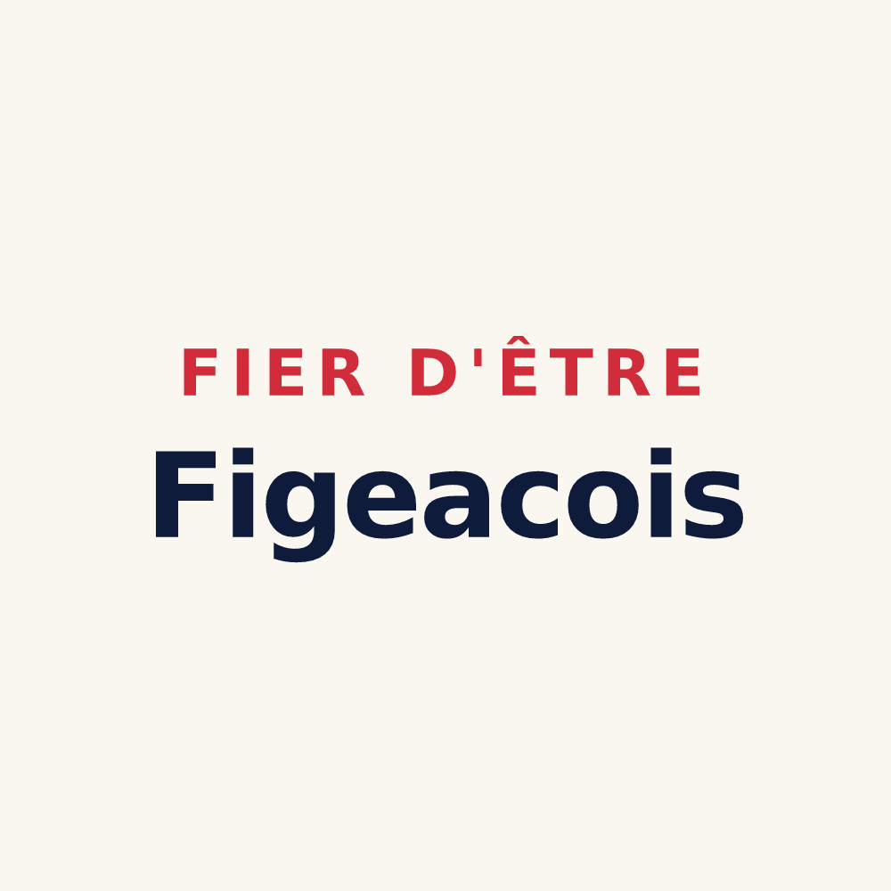 Tasse « Fier d'être Figeacois » — design pour Figeac