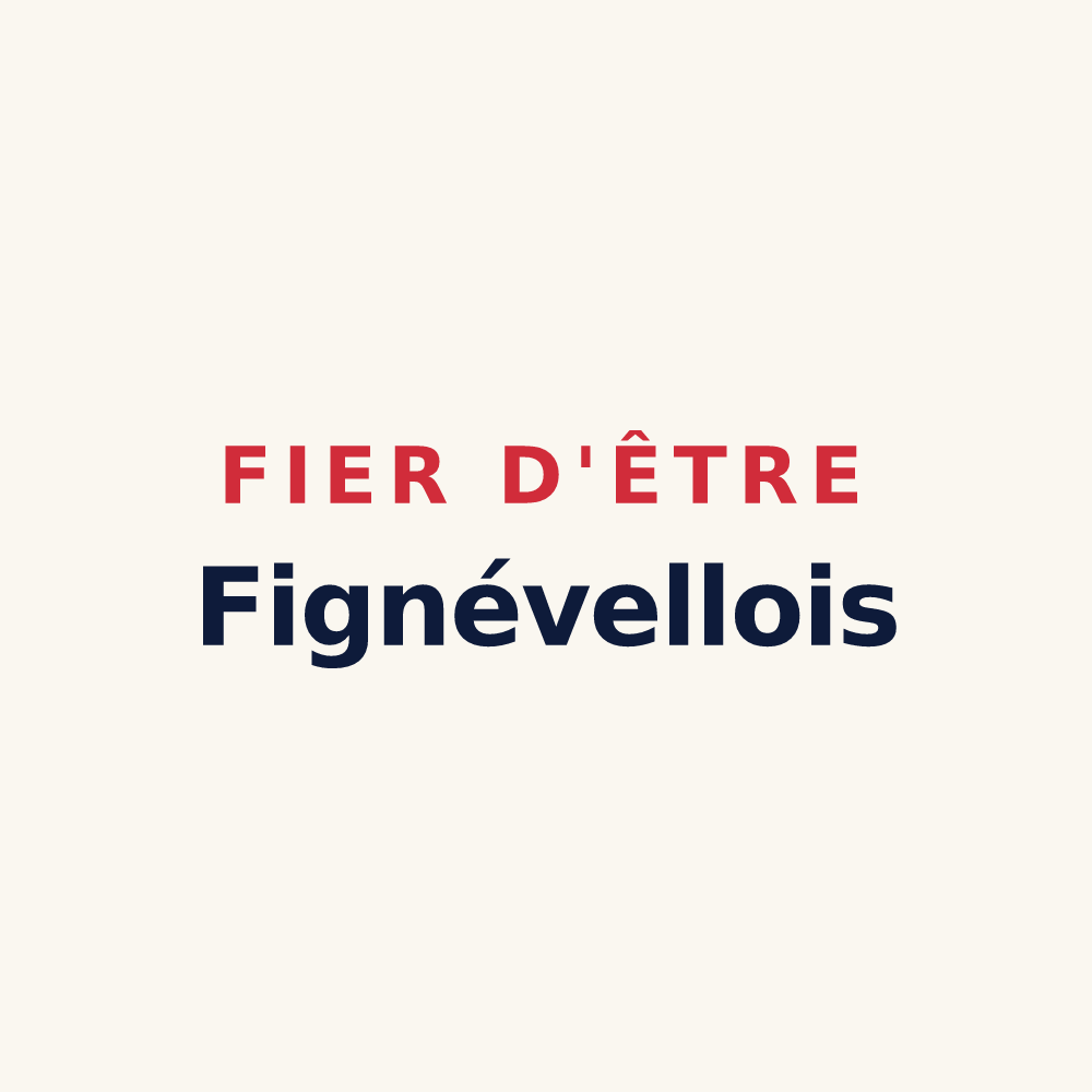 Tasse « Fier d'être Fignévellois » — design pour Fignévelle
