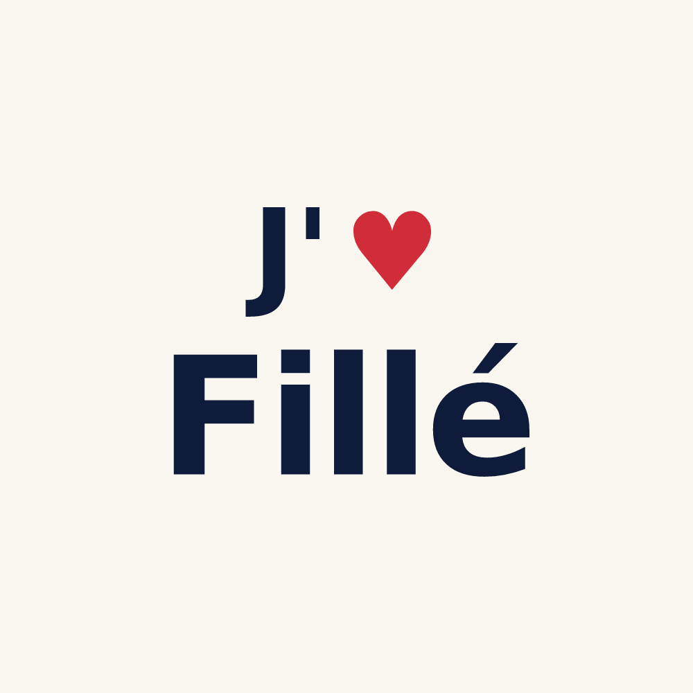 Tasse personnalisée Fillé — design J'aime Fillé