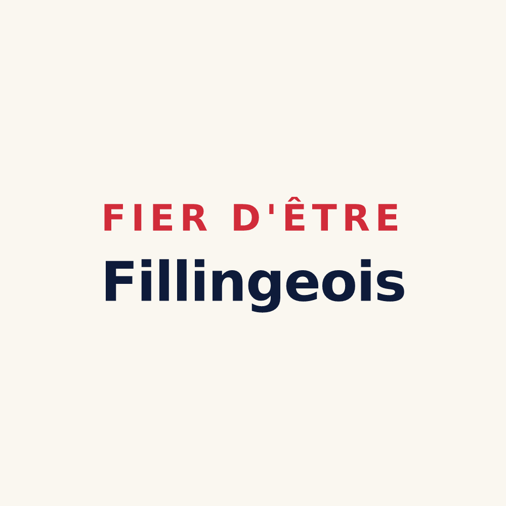 Tasse « Fier d'être Fillingeois » — design pour Fillinges