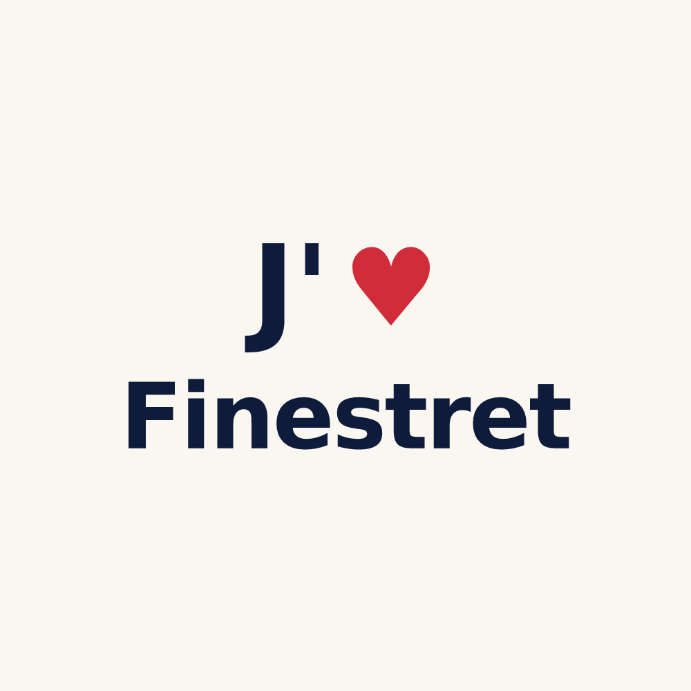 Tasse personnalisée Finestret — design J'aime Finestret