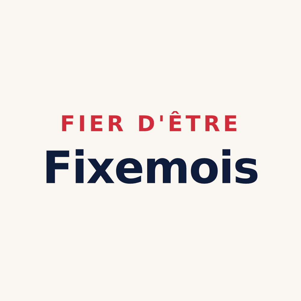 Tasse « Fier d'être Fixemois » — design pour Fixem