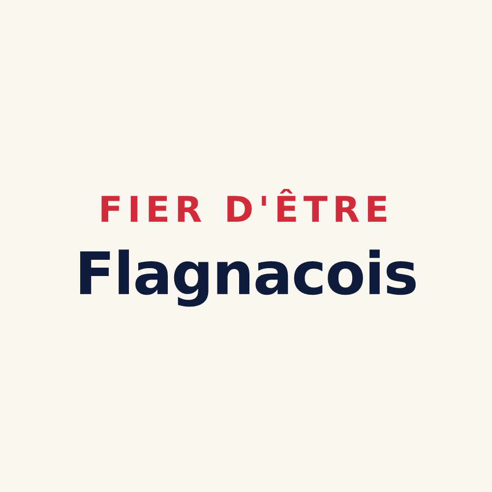Tasse « Fier d'être Flagnacois » — design pour Flagnac