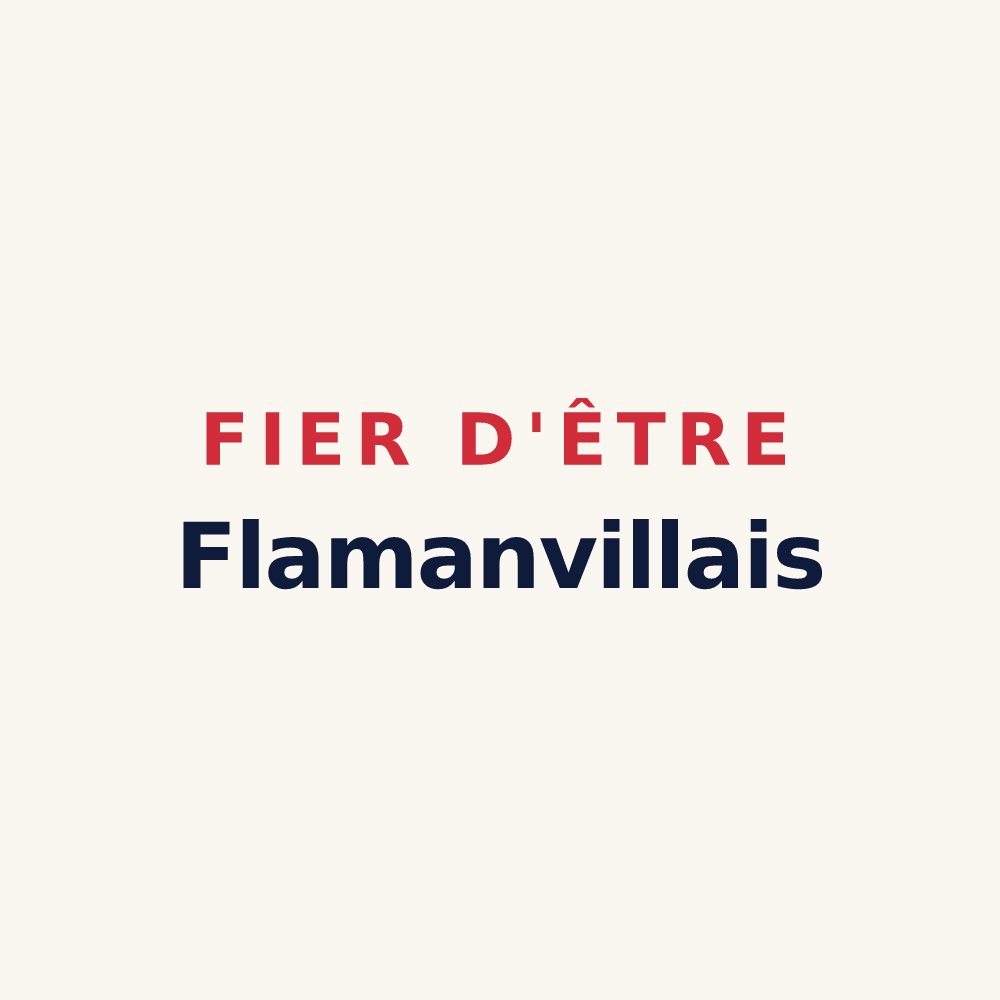 Tasse « Fier d'être Flamanvillais » — design pour Flamanville