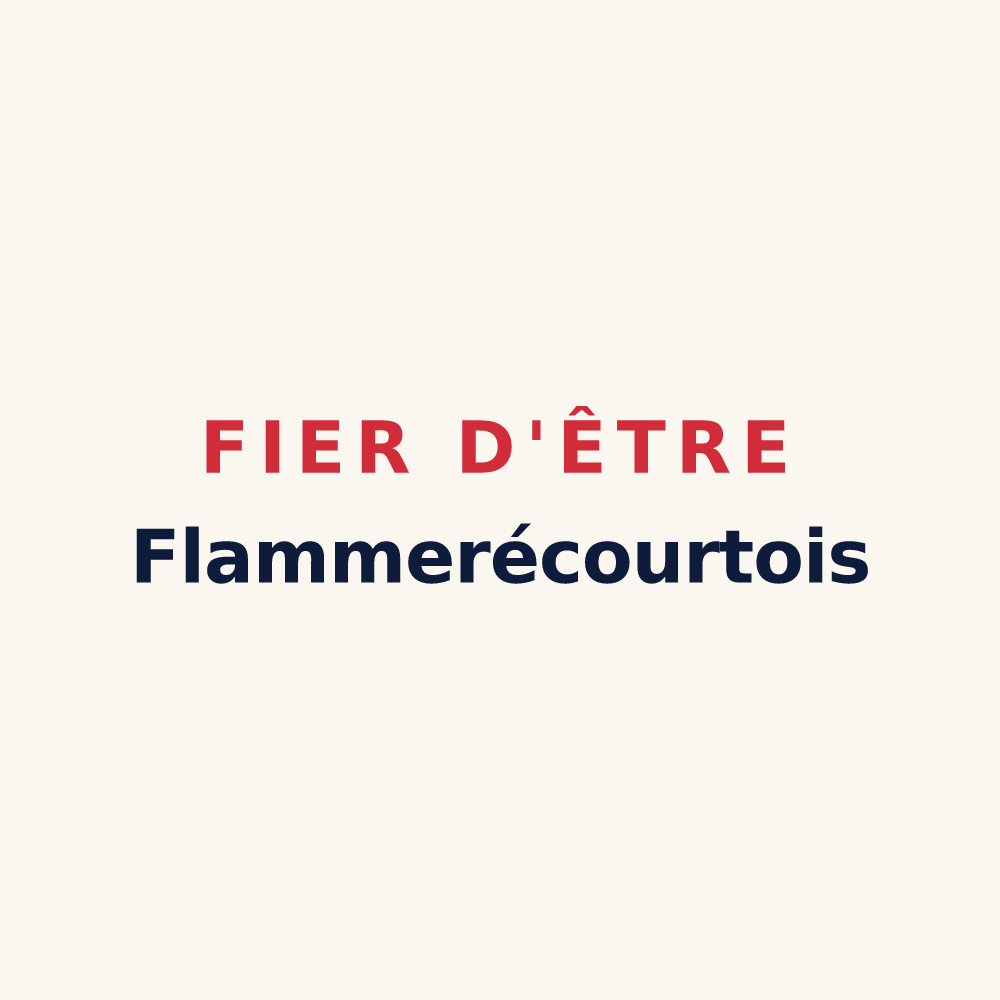 Tasse « Fier d'être Flammerécourtois » — design pour Flammerécourt