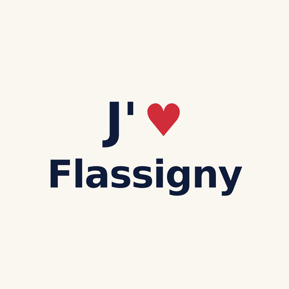 Tasse personnalisée Flassigny — design J'aime Flassigny