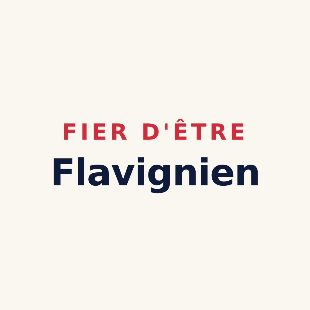 Tasse « Fier d'être Flavignien » — design pour Flavigny-sur-Ozerain
