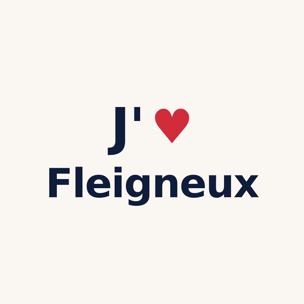 Tasse personnalisée Fleigneux — design J'aime Fleigneux
