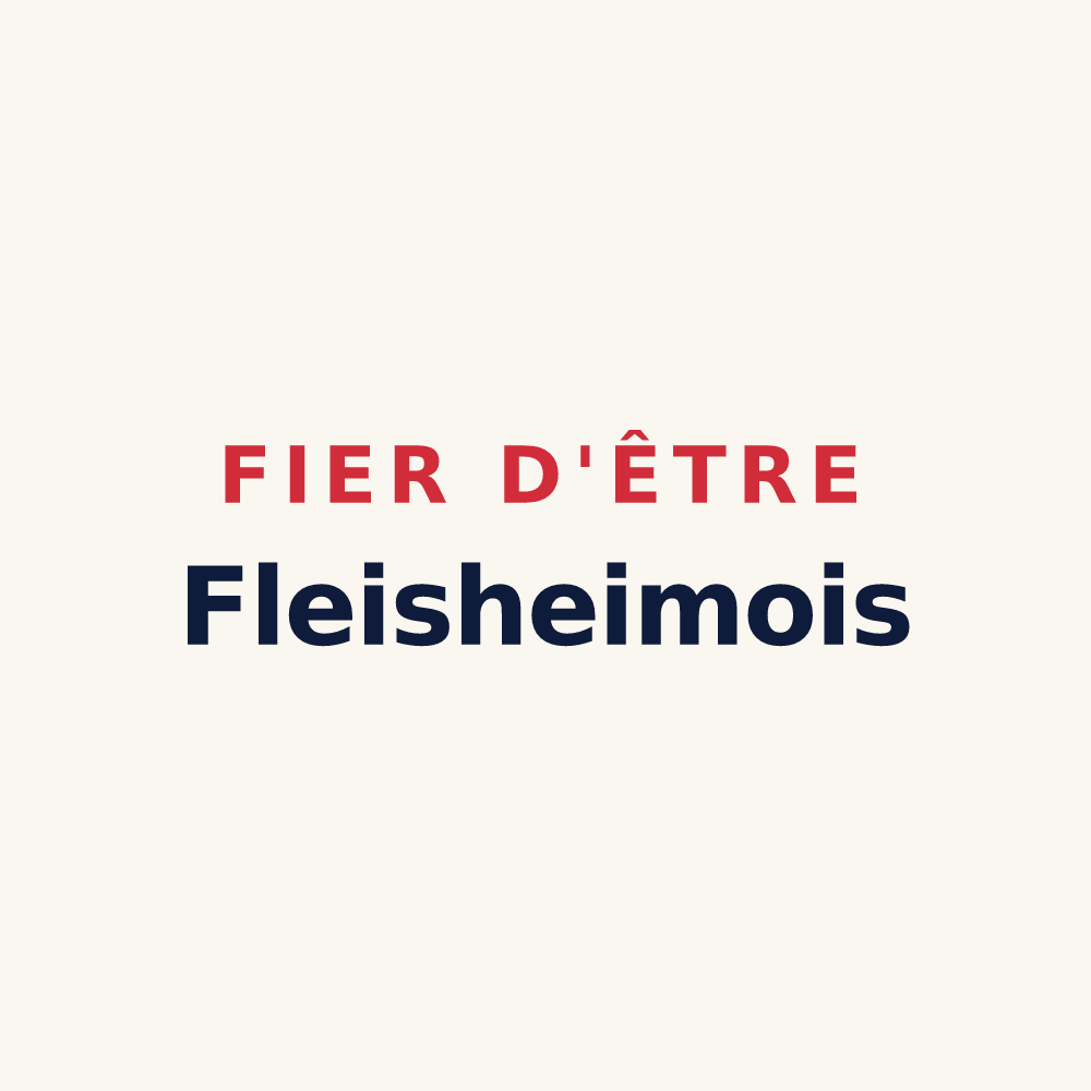 Tasse « Fier d'être Fleisheimois » — design pour Fleisheim