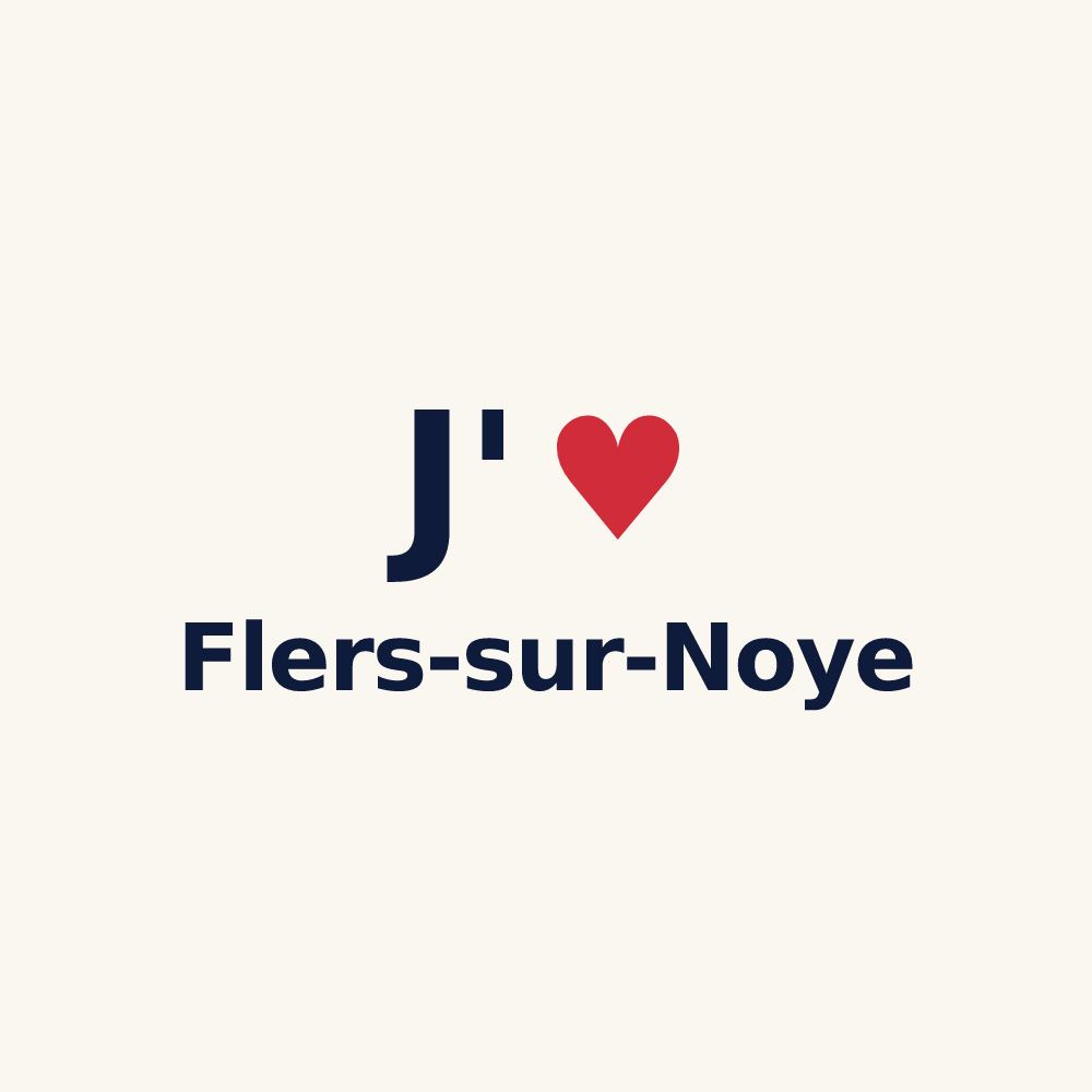 Tasse personnalisée Flers-sur-Noye — design J'aime Flers-sur-Noye