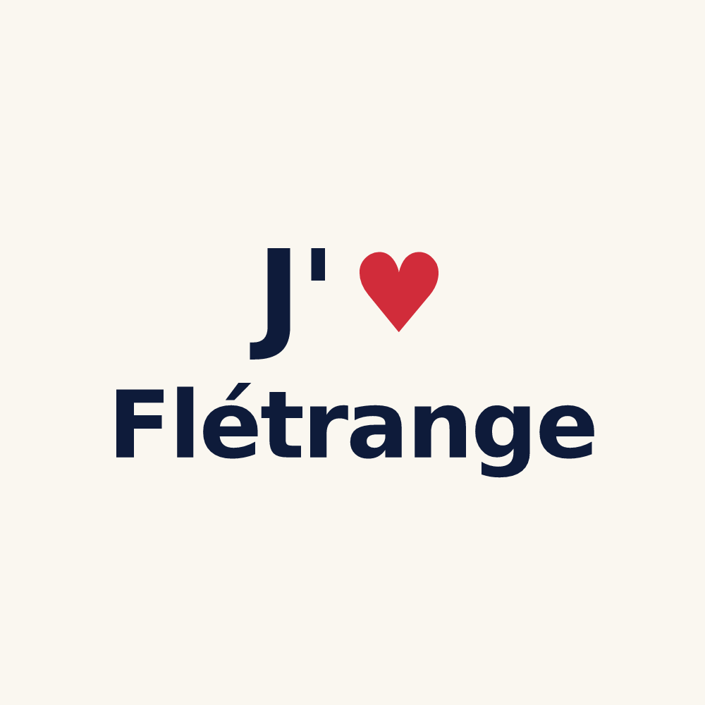 Tasse personnalisée Flétrange — design J'aime Flétrange