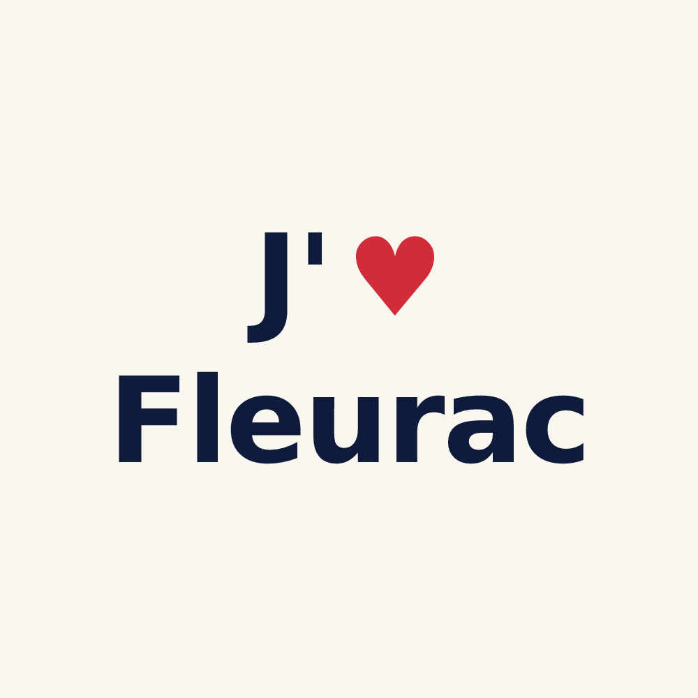 Tasse personnalisée Fleurac — design J'aime Fleurac