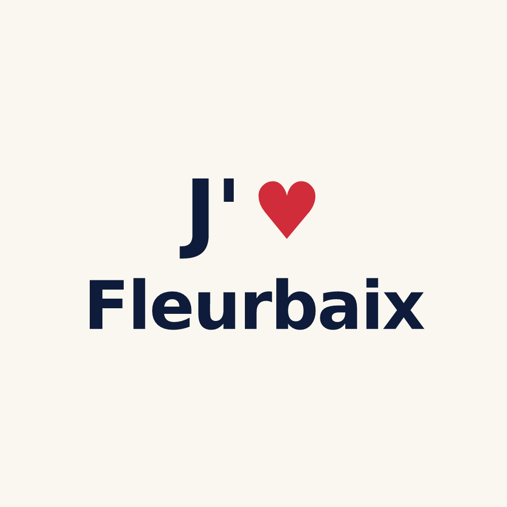 Tasse personnalisée Fleurbaix — design J'aime Fleurbaix