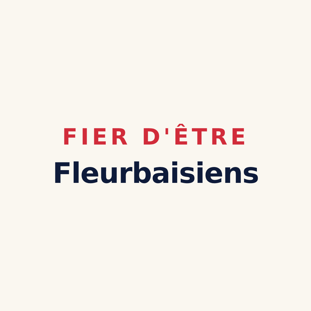 Tasse « Fier d'être Fleurbaisiens » — design pour Fleurbaix