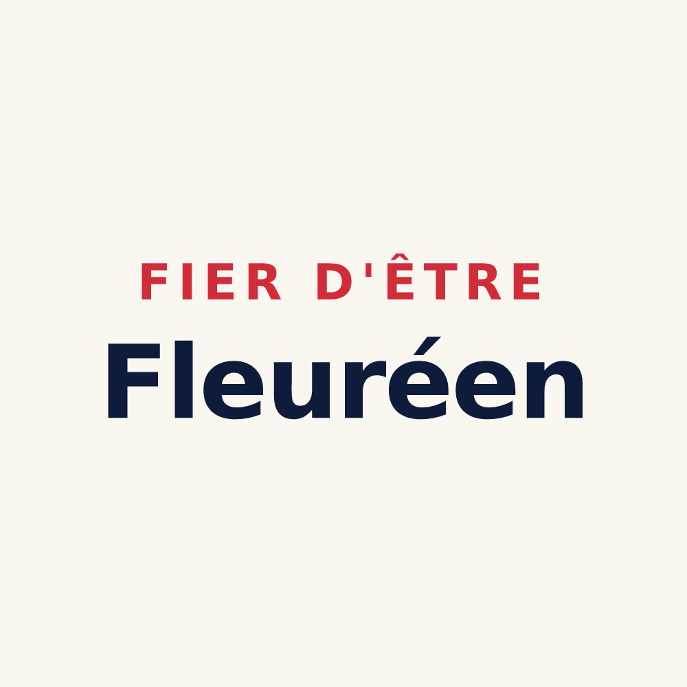 Tasse « Fier d'être Fleuréen » — design pour Fleuré