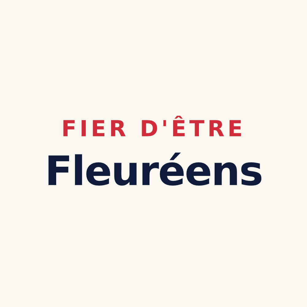 Tasse « Fier d'être Fleuréens » — design pour Fleuré