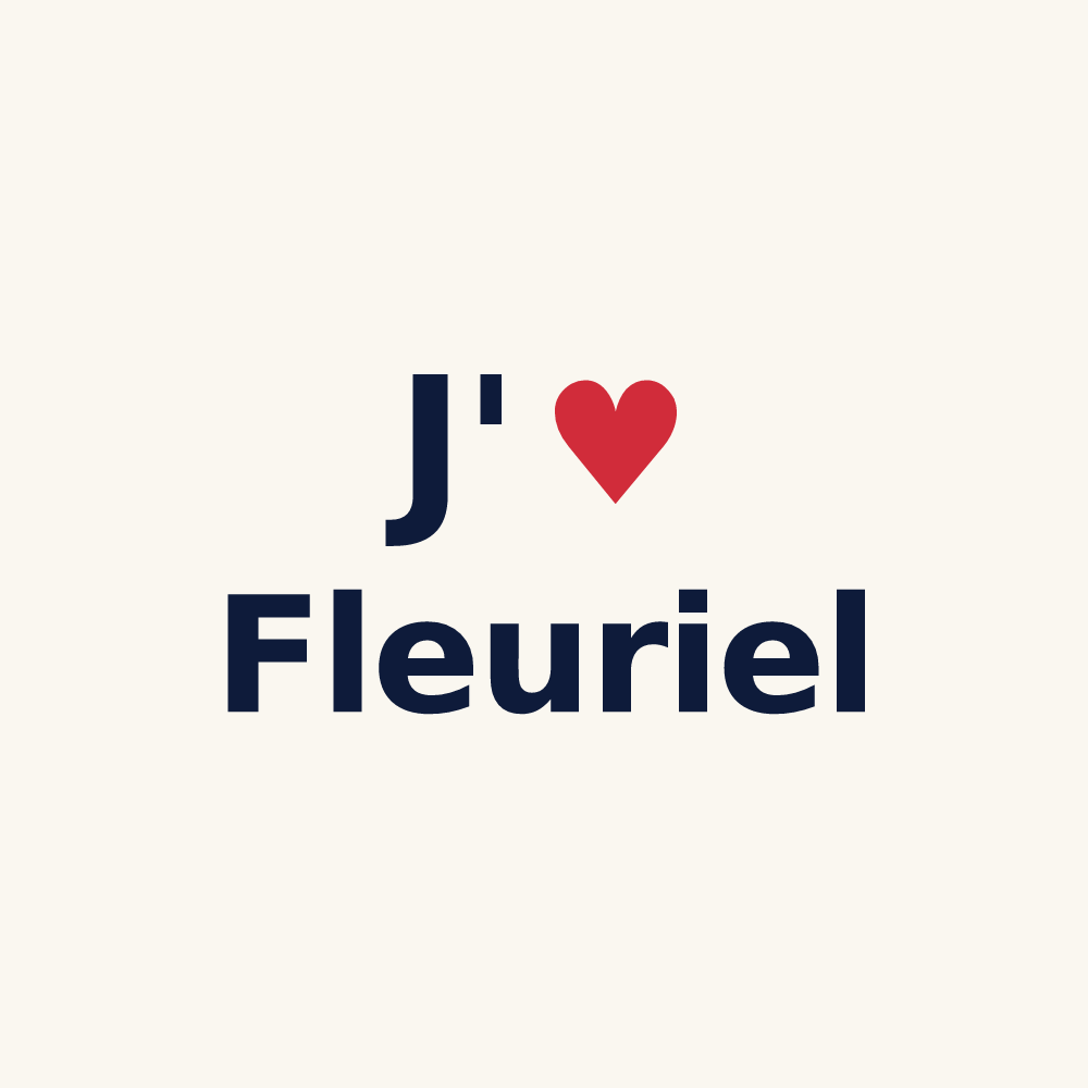 Tasse personnalisée Fleuriel — design J'aime Fleuriel