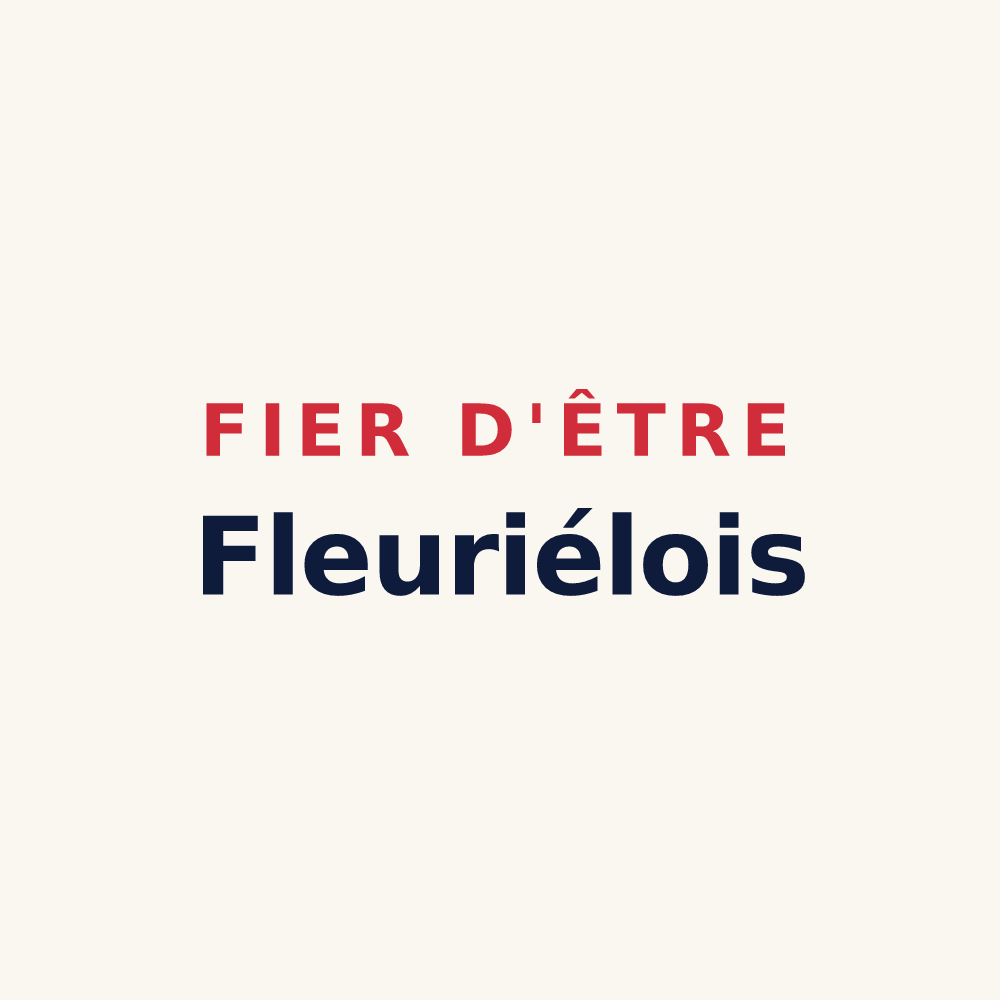 Tasse « Fier d'être Fleuriélois » — design pour Fleuriel