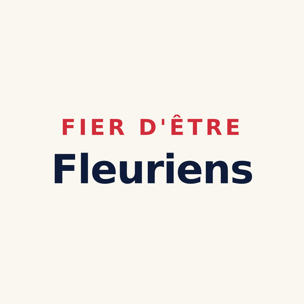 Tasse « Fier d'être Fleuriens » — design pour Fleury
