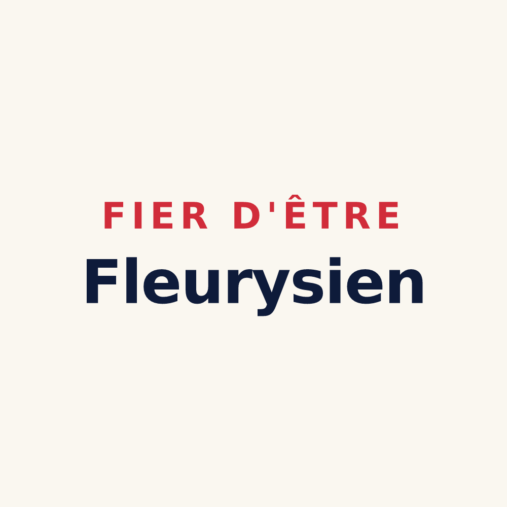 Tasse « Fier d'être Fleurysien » — design pour Fleury-la-Forêt